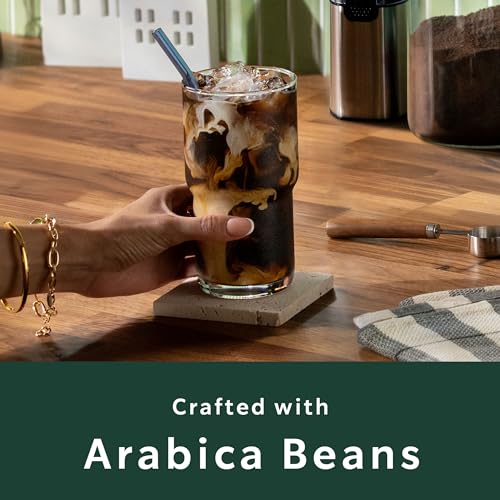 Starbucks Ground Coffee, Dark Roast Hot or Iced Coffee, French Roast, 28 oz | 100% Arabica ground coffee; Dark Roast French Roast; 1 bag, 28 oz