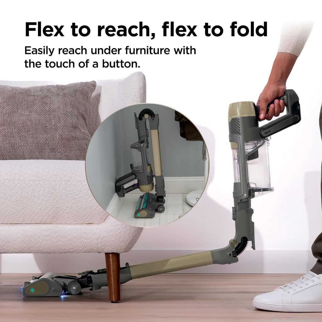 Shark® PowerDetect® Pet Plus Clean & Empty Cordless Stick Vacuum, IP3253 | Auto-Empty System, Powerful Suction, HEPA, Carpet & Hard Floor, Portable, Vacuum for Pet Hair, 70-Min Runtime, Gray