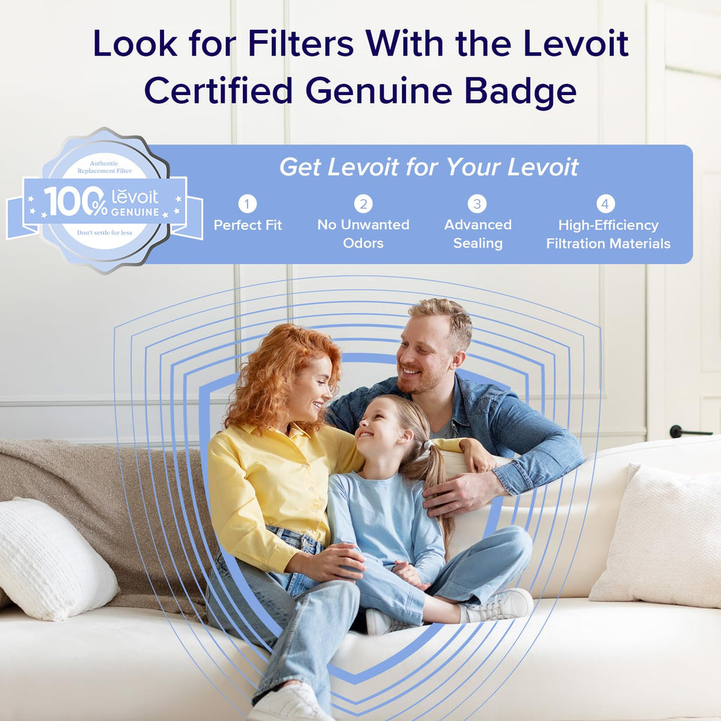 LEVOIT Smart Air Purifier for Home Large Room up to 1875 Ft² Vital 200S-P | For Quiet Bedroom at 27dB, AHAM VERIFIDE, Air Quality Monitor, HEPA Sleep Mode for Allergies, Pet Hair and dander, White