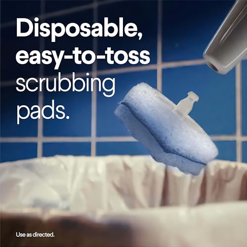 Clorox ToiletWand Toilet Cleaning Kit, 1 Starter Kit with 16 Refill Heads | 3-in-1 Starter Kit with Toilet Brush Wand, Storage Caddy and Disposable Refill Heads, Kills 99.9 Percent of Germs