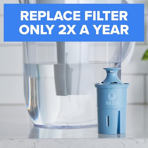 Brita Elite Replacement Water Filter, 2 Pack | WQA and NSF/ANSI Certified, Reduces Chlorine, Copper, Mercury & Cadmium, Lasts 2 Months, Household Essential