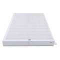 Amazon Basics Smart Box Spring Bed Base, 5-Inch Low Profile Height Mattress Foundation, Sturdy Durable Steel Support, Tool-Free Easy Assembly, Queen, 79" x 59.5" x 5", White