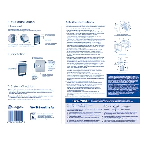 AprilAire 35 Water Panel Humidifier Filter Replacement for AprilAire Whole-House Humidifier Models 300, 350, 360, 560, 560A, 568, 600, 600A, 600M, 700, 700A, 700M, 760, 760A, 768 (Pack of 2)