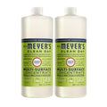 MRS. MEYER'S CLEAN DAY Multi-Surface Concentrate, Lemon Verbena, 2 Pack | 32 oz, Dilute with Water for Powerful Cleaner, Makes Up to 16 Gallons per Bottle, Removes Dirt and Freshens Surfaces
