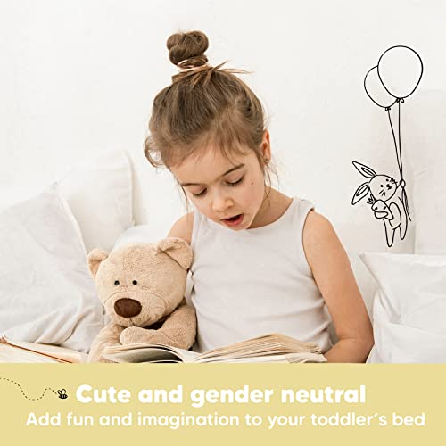 Toddler Pillow with Pillowcase, 13x18 My Little Dreamy Pillow (Soft White) | Kids Travel Bed Pillow for Sleep, Organic Cotton Small Pillowcase, Soft, Breathable, Machine Washable, Toddlers 2-5 years