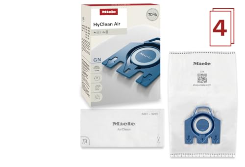Miele GN Vacuum Cleaner Bags, 4-Pack for Select Vacuums