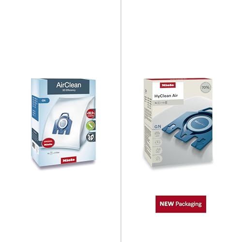 Miele GN Vacuum Cleaner Bags, 4-Pack for Select Vacuums