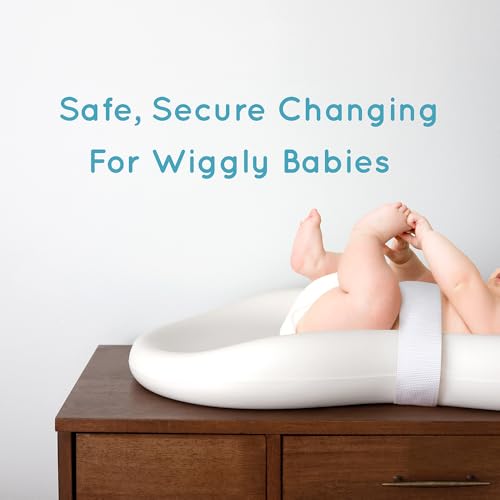 Keekaroo Peanut Changer Baby Vanilla – The Original - Easy-to-Clean Changing pad and The only Shell Over Foam, Fully Water Repellant, Wipeable Diaper pad, Wipe-Clean Changing pad