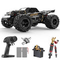 DEERC 9309E RC Cars for Adults 40KPH,All Terrain Fast Remote Control Cars | 1/16 Scale RC Monster Truck,2.4Ghz 4WD Waterproof Electric High Speed Car,Monster Truck with 2 Batteries for Boys & Kids
