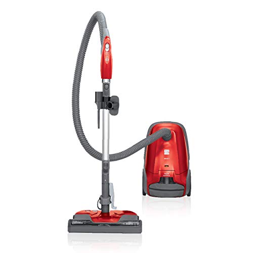 Kenmore 81414 400 Series Pet Friendly Lightweight Bagged Canister Vacuum with Extended Telescoping Wand, HEPA, Retractable Cord, and 4 Cleaning Tools-Red