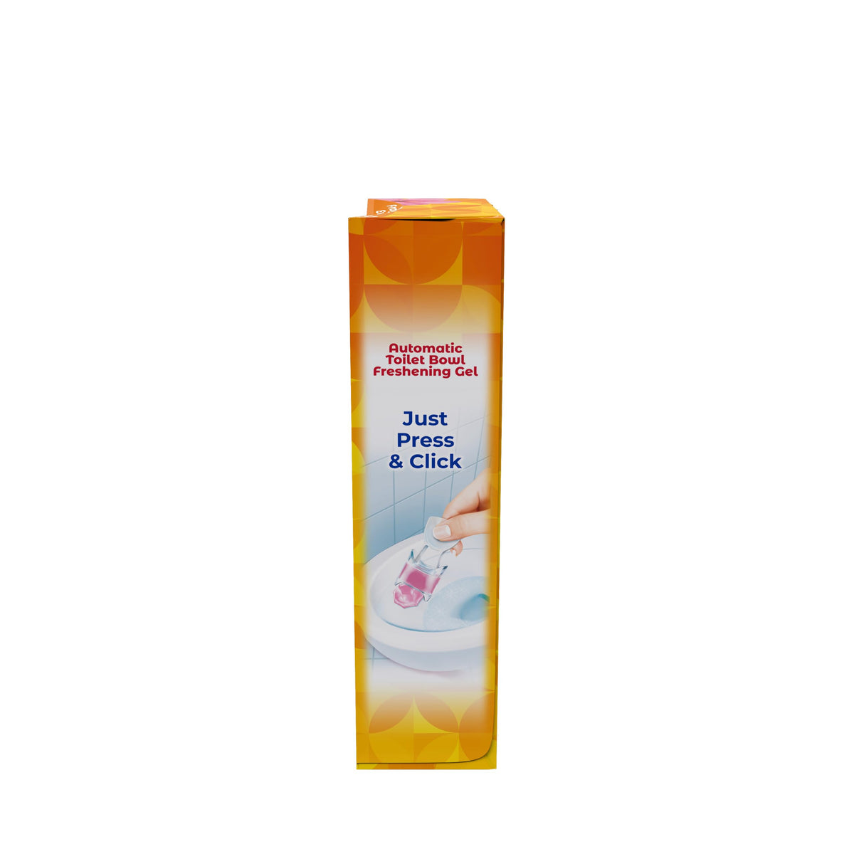 Lysol Click Gel Toilet Bowl Cleaner, Gel Stamp, Mango, 6 Count | Automatic Toilet Bowl Freshening Gel, Toilet Gel Stamps, Septic Safe, Toilet Deodorizer, Bathroom Cleaning Supplies, 18 Weeks